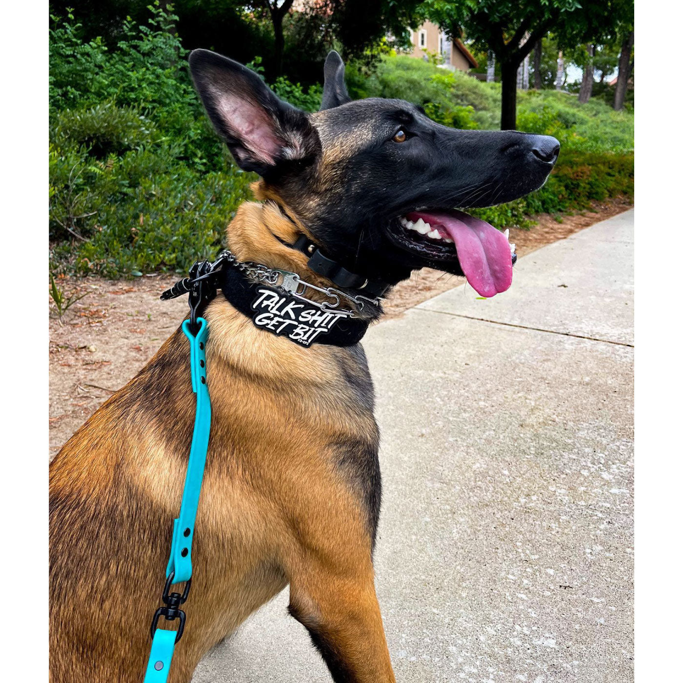 Talk Shit Get Bit - Rubber/PVC Velcro Patch