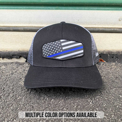 Blue Line Patch Hats