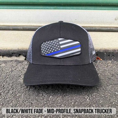 Blue Line Patch Hats