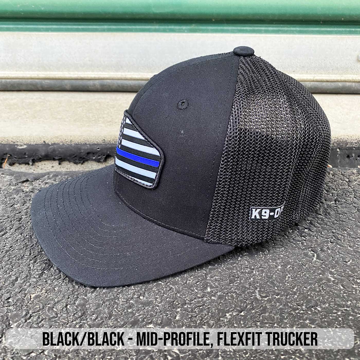Blue Line Patch Hats