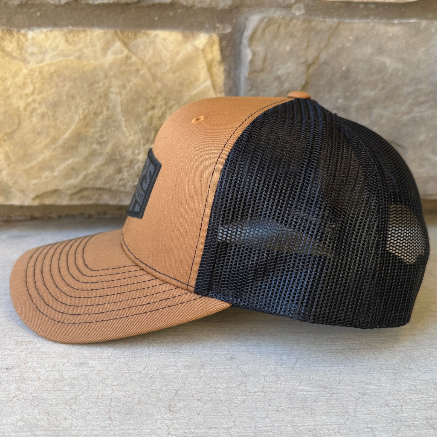 richardson 112 trucker hat with leather patch k9ops k9-ops k9 ops dog training gear fetch toys