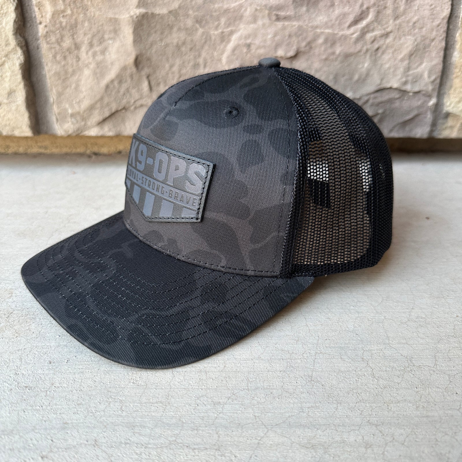 Icon Leather Patch Hats