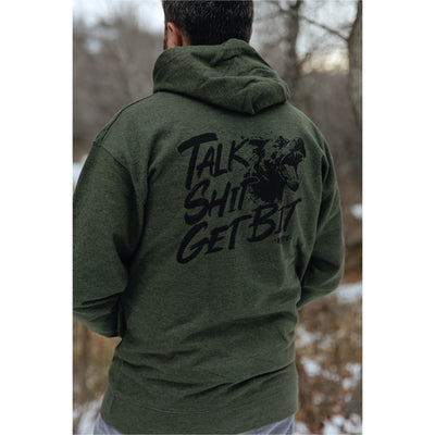 Talk Shit Get Bit Midweight Hooded Sweatshirt by