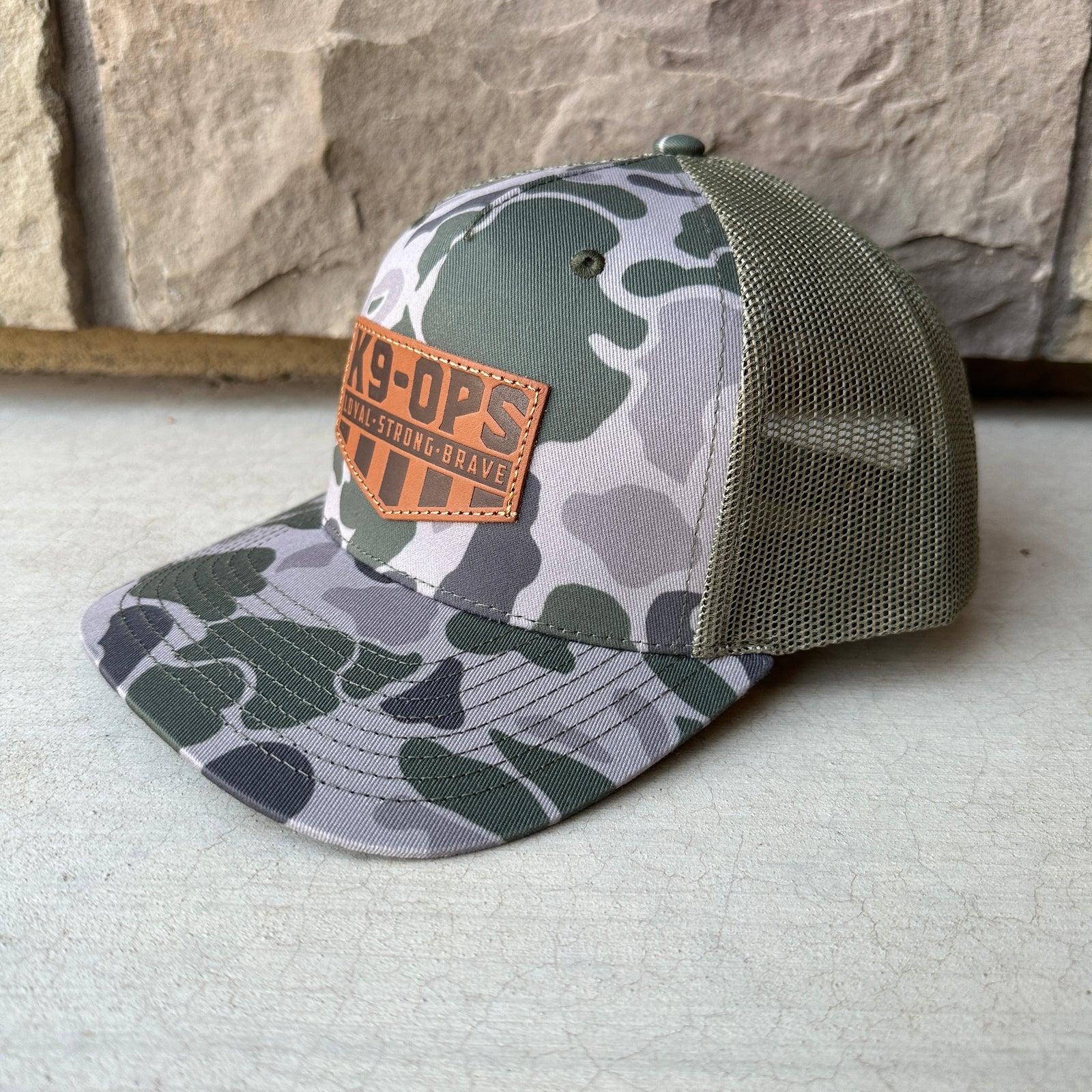 Icon Leather Patch Hats