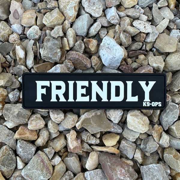 Friendly PVC Patches | Rubber Training Patch for Dogs - K9 Ops