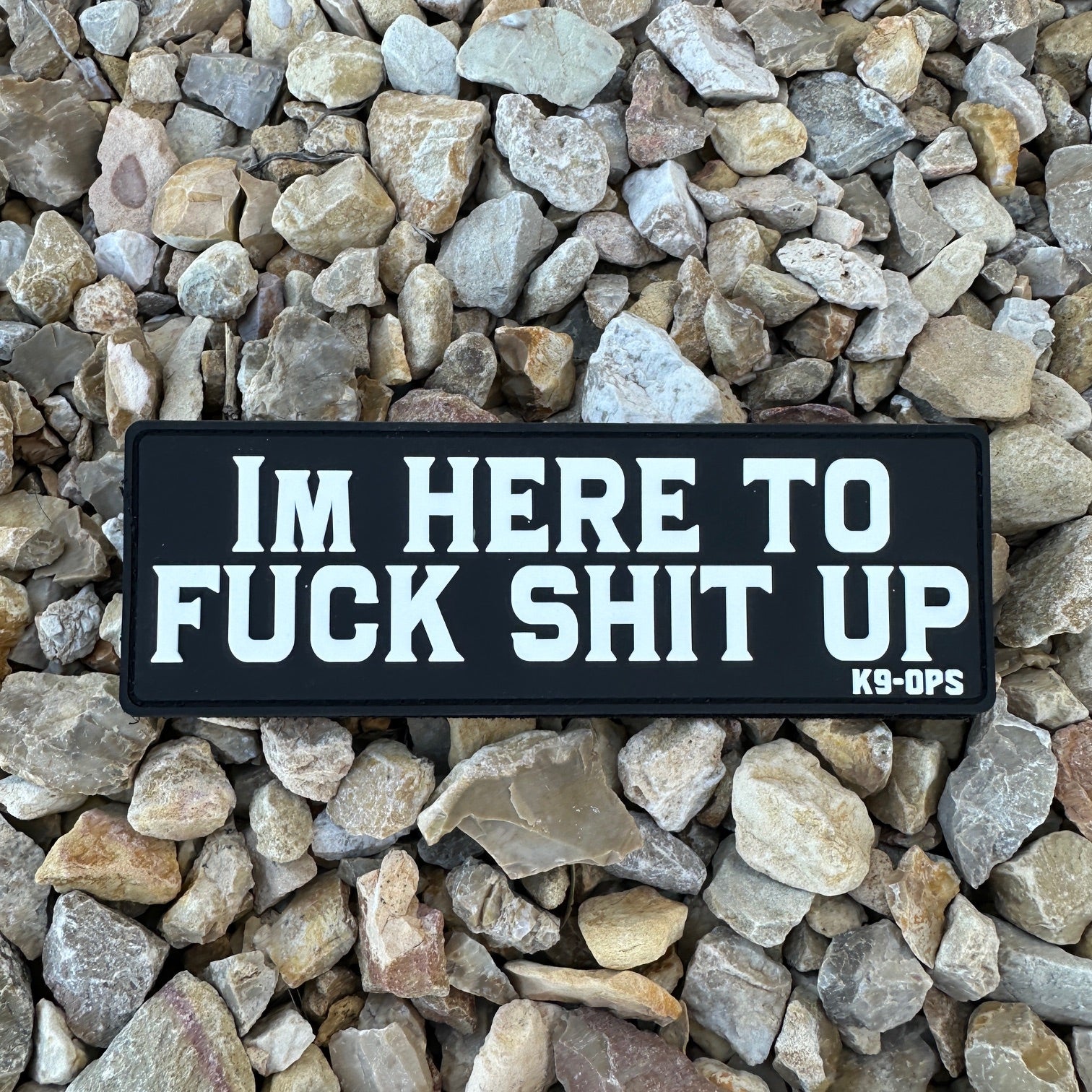 F*ck Sh*t Up - Rubber/PVC Velcro Patch