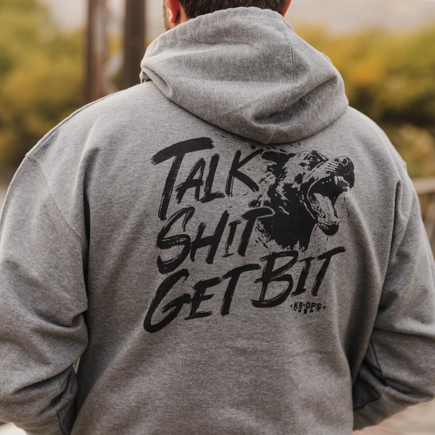 Talk Shit Get Bit Midweight Hooded Sweatshirt