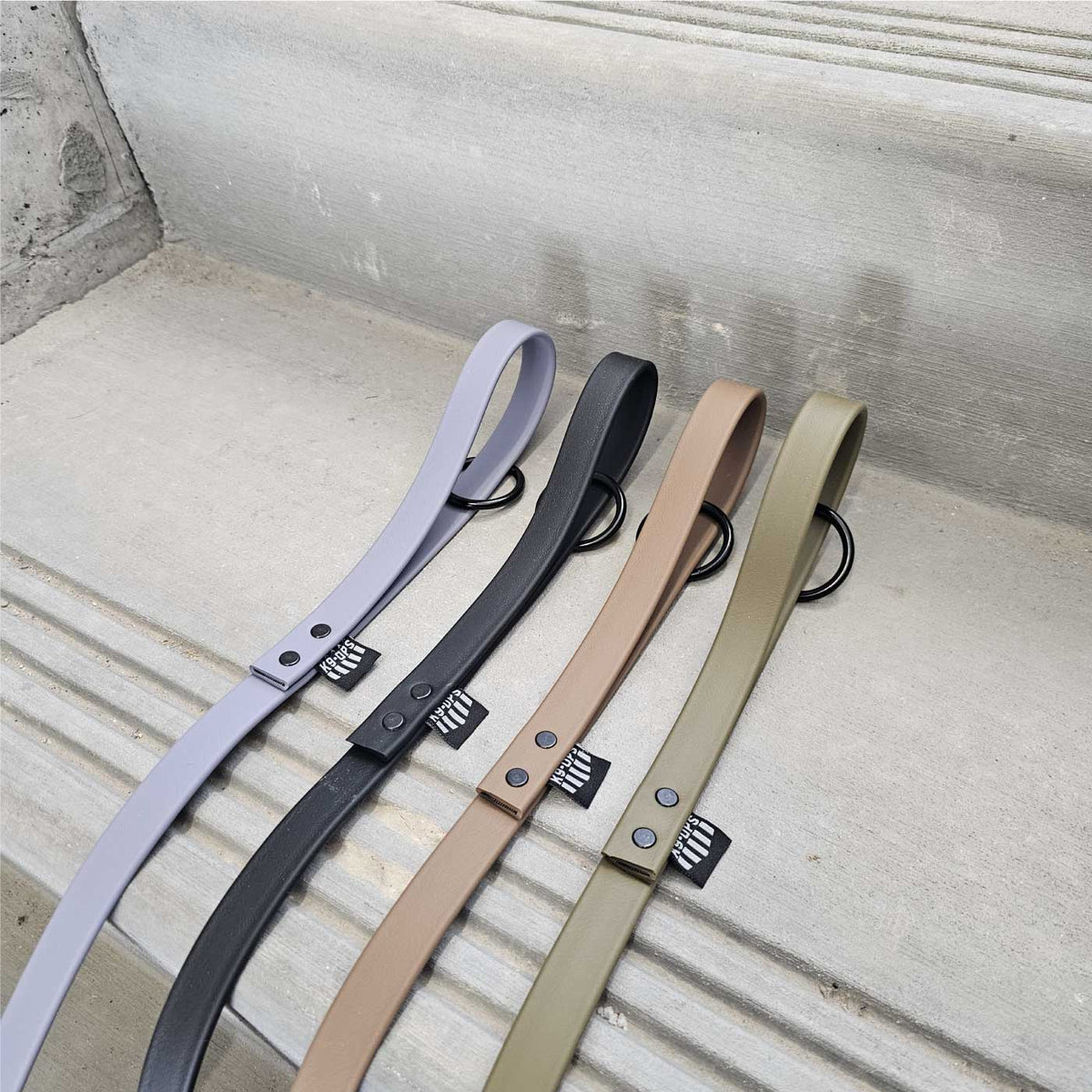 black biothane dog leash order free waterproof  k9ops k9-ops k9 opsbox