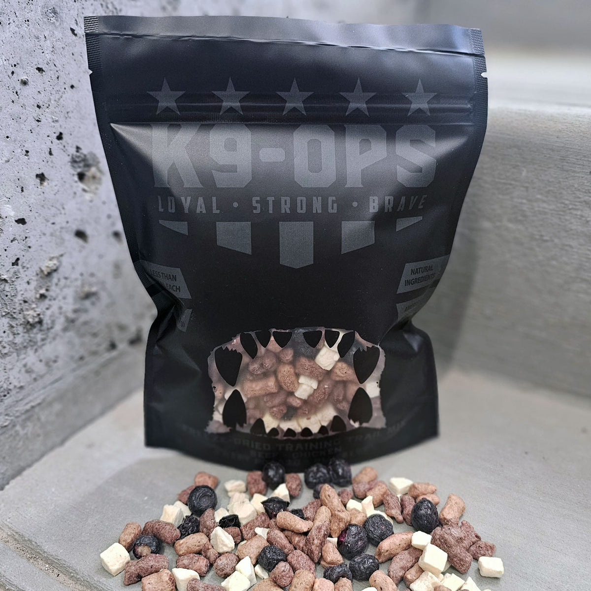 freeze dried dog training treats chicken beef natural sweet potato treat food topper k9ops k9-ops k9 ops pet dogs