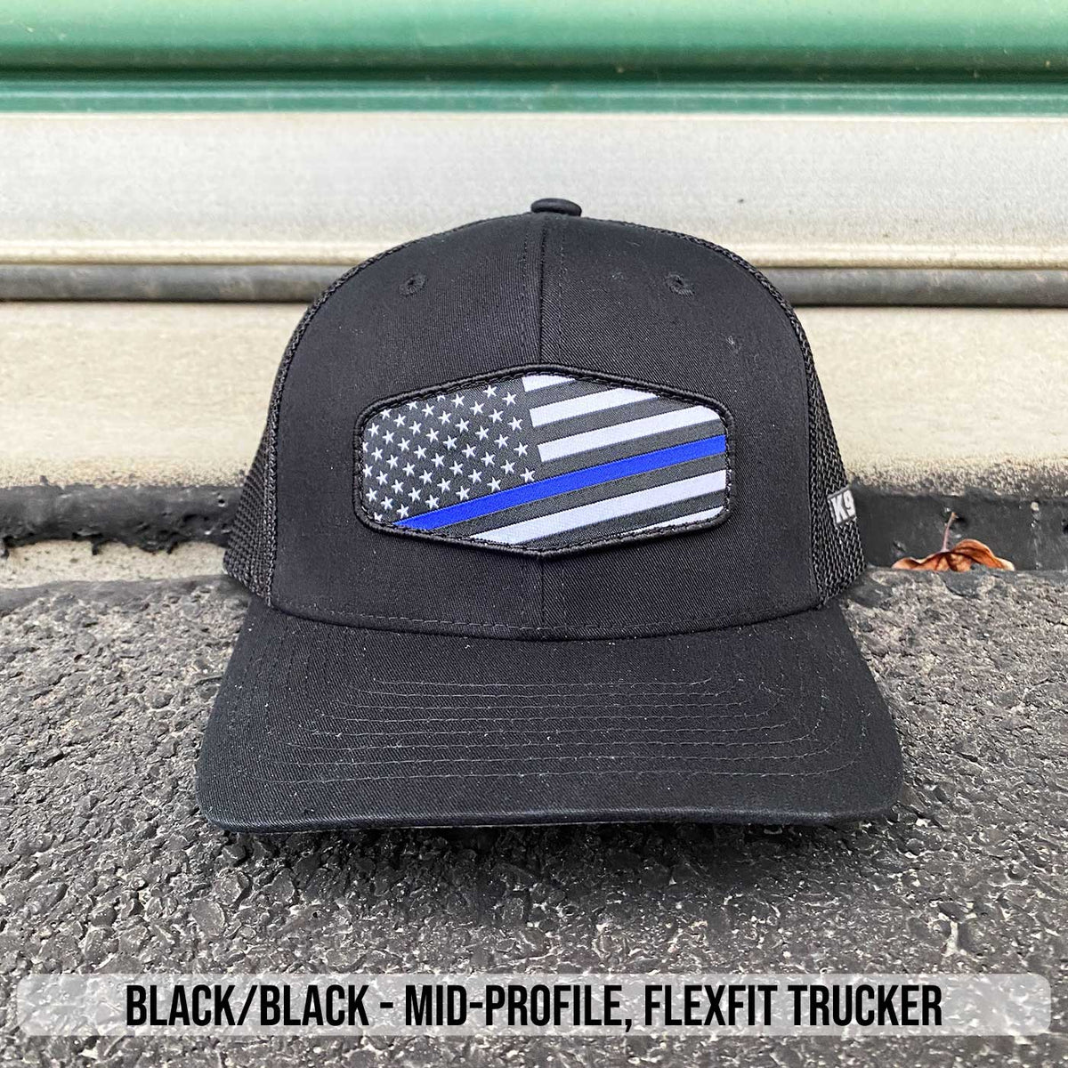 Blue Line Patch Hats