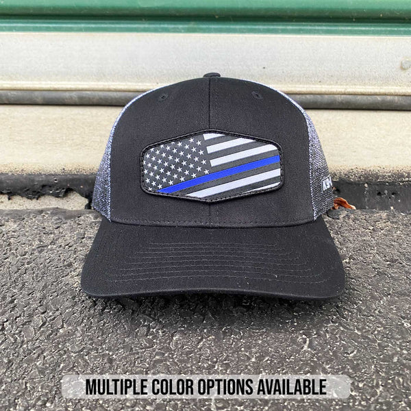 Blue Line Patch Hats | K9-Ops USA | Thin Blue Line Hat | K9 Ops