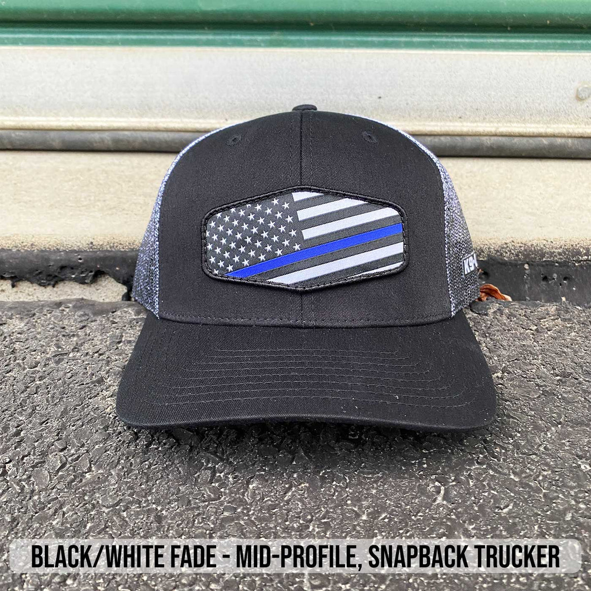 Blue Line Patch Hats