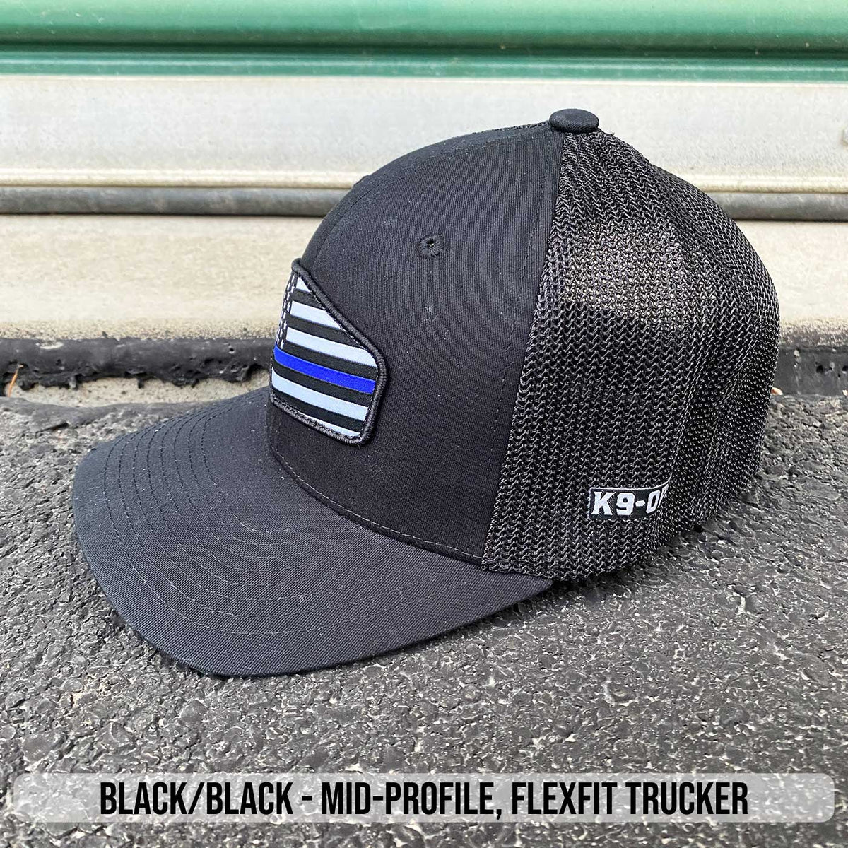 Blue Line Patch Hats