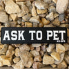 Ask Not Pet - Rubber/PVC Velcro Patch