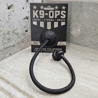 black dog ball on a rope indestructable mokie balls k9opsbox k9ops k9-ops